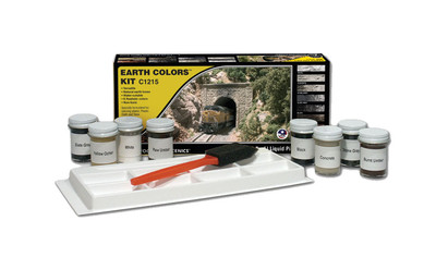 Woodland Scenics Earth Color Paint Kit C1215