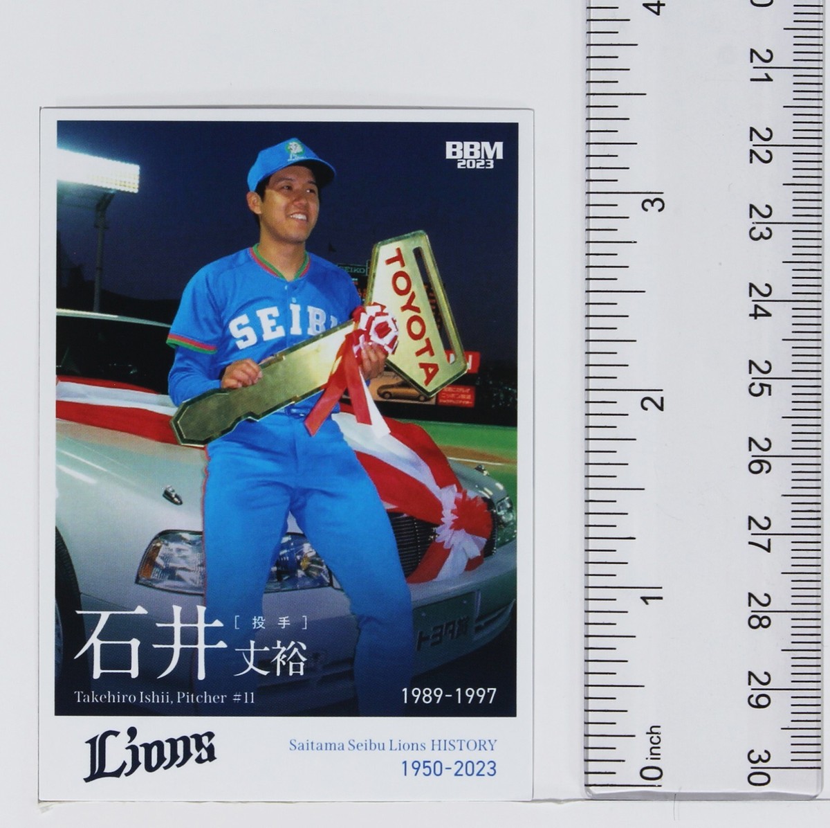 Takehiro Ishii - 2023 BBM Baseball Seibu Lions History