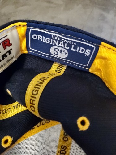 Zephyr Michigan Wolverines "S" Logo Fitted 6 7/8 Wool Blend Blue Hat Cap - Picture 3 of 3