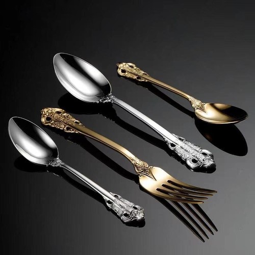 Luxury Royal 30 Pieces Silverware Set, Premium 304 Stainless Steel (Silver) - Picture 3 of 14