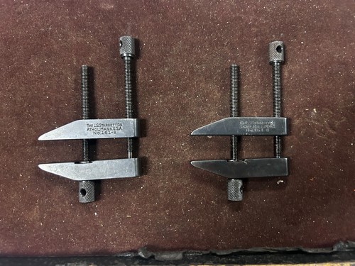 MACHINIST KnyBx TOOL LATHE MILL L - Pair of Starrett Parallel Clamps No 161 - B