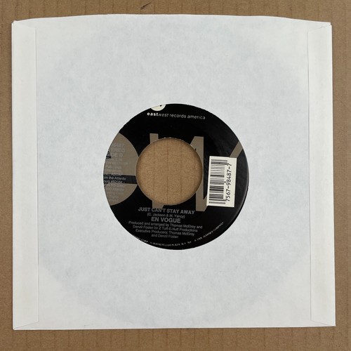 EN VOGUE Free Your Mind / Just Can't Stay Away 45 EastWest 7-98487 NEW UNPLAYED - Picture 5 of 5