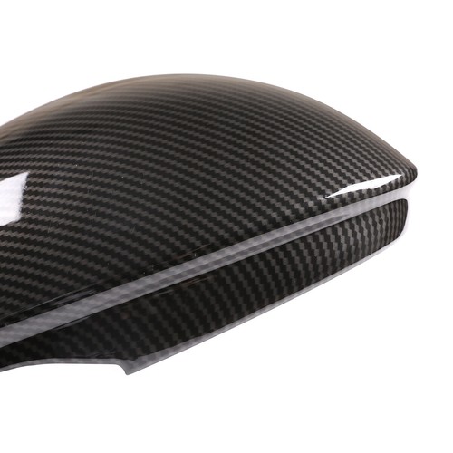 Car Side Mirror Cover ABS Carbon Protector Trim For Alfa Romeo Giulia 2017-2020 - Picture 3 of 8