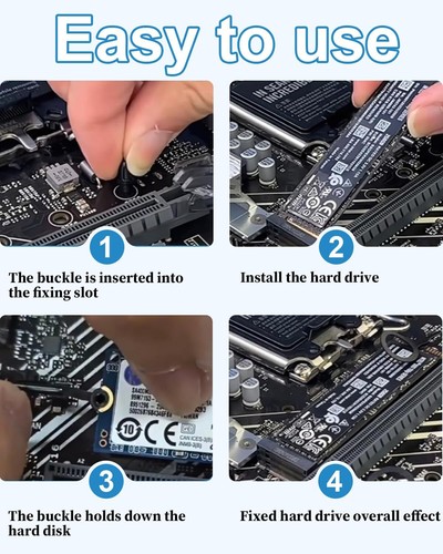 22Pcs Kit de Fixation pour SSD M.2 NVMe Vis et EntretoisesConvient à la plupa... - Photo 3/6