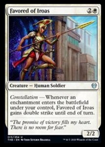 FOIL FAVORED OF IROAS X4 Theros Beyond Death THB Magic MTG MINT CARD FOIL FAVORED OF IROAS X4 Theros Beyond Death THB Magic MTG MINT CARD
