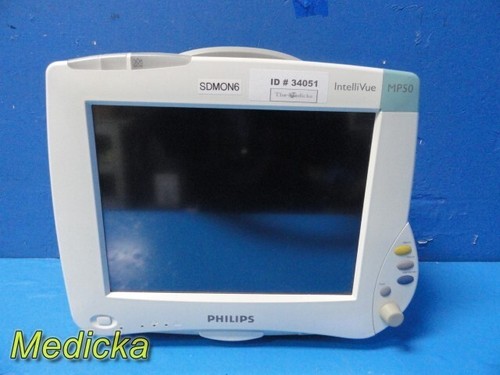 Philips Intellivue MP50 MONITOR W/ MMS PRINT IBP CO MODULES & NEW LEADS ~ 34051 - 第 17/24 張圖片