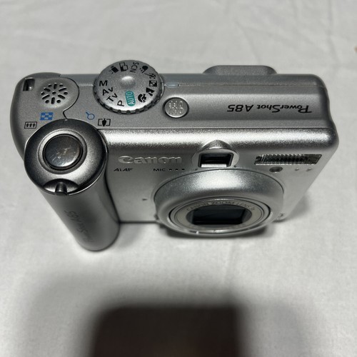 Canon PowerShot A85 4MP fotocamera digitale con scatola e custodia originali. Solo ricambi - Foto 12 di 17