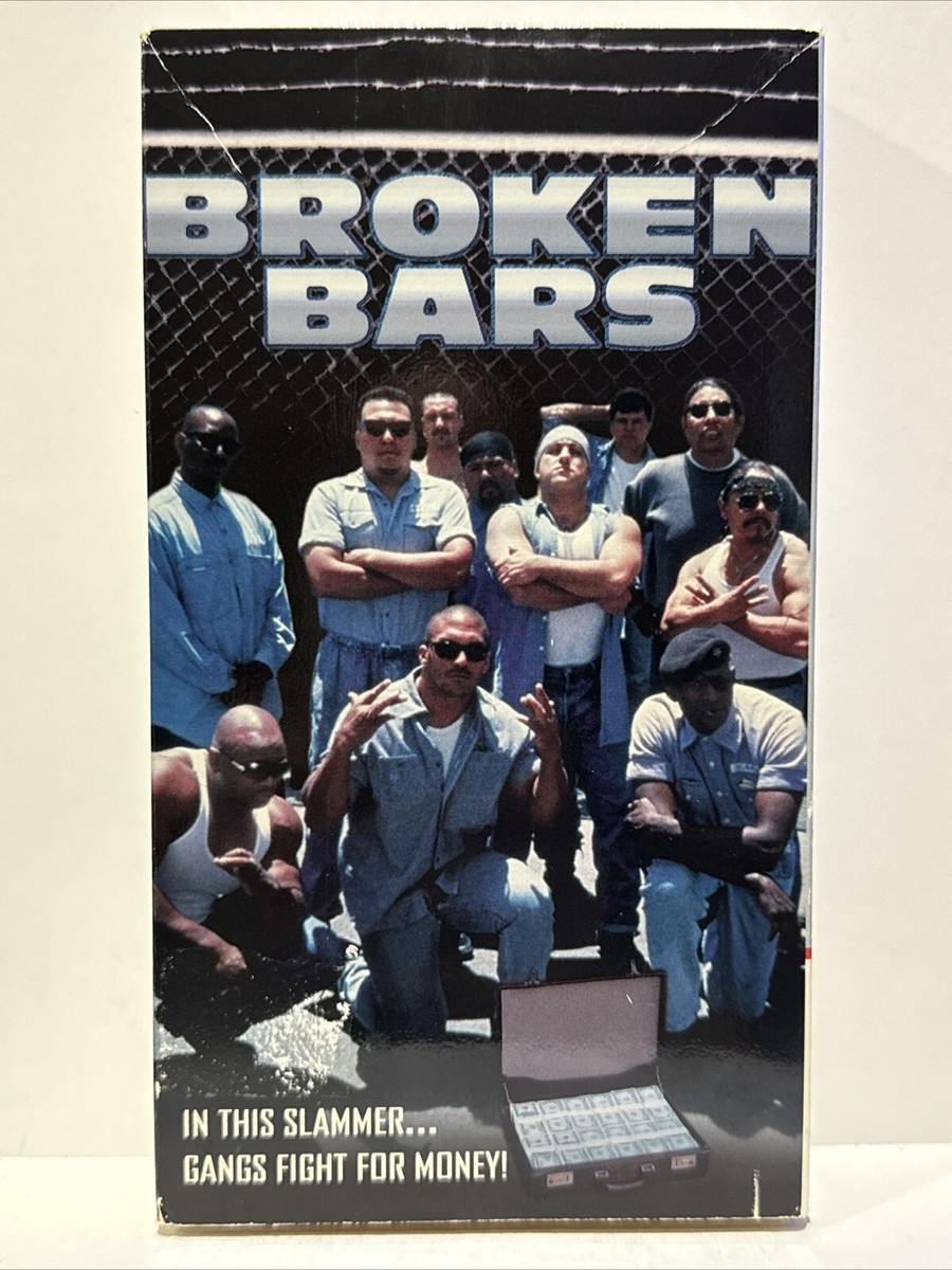 BROKEN BARS (1995) VHS Tape WINGS HAUSER Joe Estevez PRISON