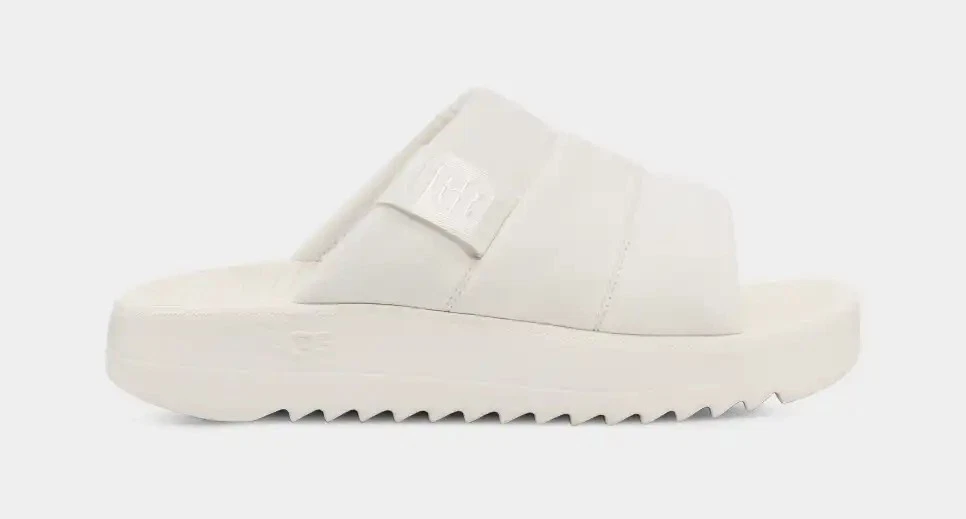 Sandalo canna da zucchero bianco tessuto Ugg Maxxer EVA taglia 8 10 11 da uomo nuovissimo