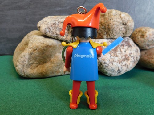 Playmobil ***Rarität*** Hofnarr/Esel 3330-A/1979, Narr als Schlüsselanhänger! - Bild 4 von 5
