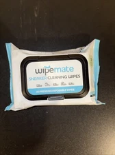 WIPEMATE Disposable Sneaker Sole Cleaner Premium Cleaning Wipes 30 Count