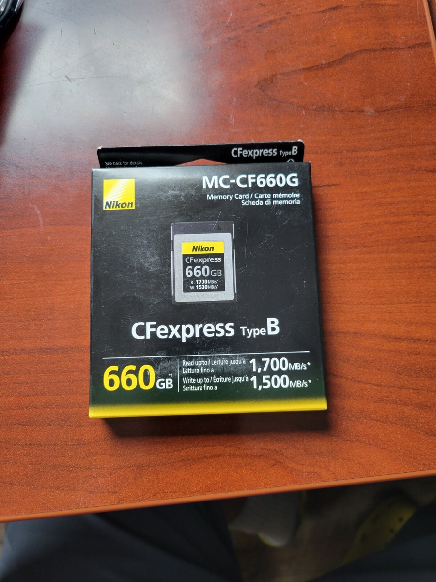 CFexpress Type B  660GB MC-CF660G 未開封 Nikon MC-CF660G 660GB CFexpress Type B PCIe 3.0 Memory Card