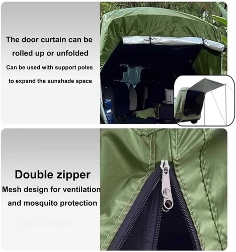 SUV Tailgate Tent,Van Awning with Car Awning Camping Tent Campervan Awning Car A - Picture 4 of 6