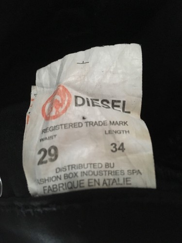 DIESEL INDUSTRY LOVELY STRETCH BLACK JEANS W29 L29 - Picture 7 of 8