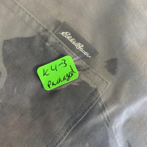Eddie Bauer Mens M MEDIUM Jacket Button Up Pockets Outdoors Fleece Insulation - Picture 13 of 13