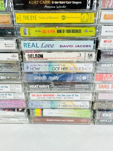 74 CASSETTE TAPE LOT 80s-90's Singles Albums Promos Rap R&B Gospel MOST SEALED - Picture 6 of 10