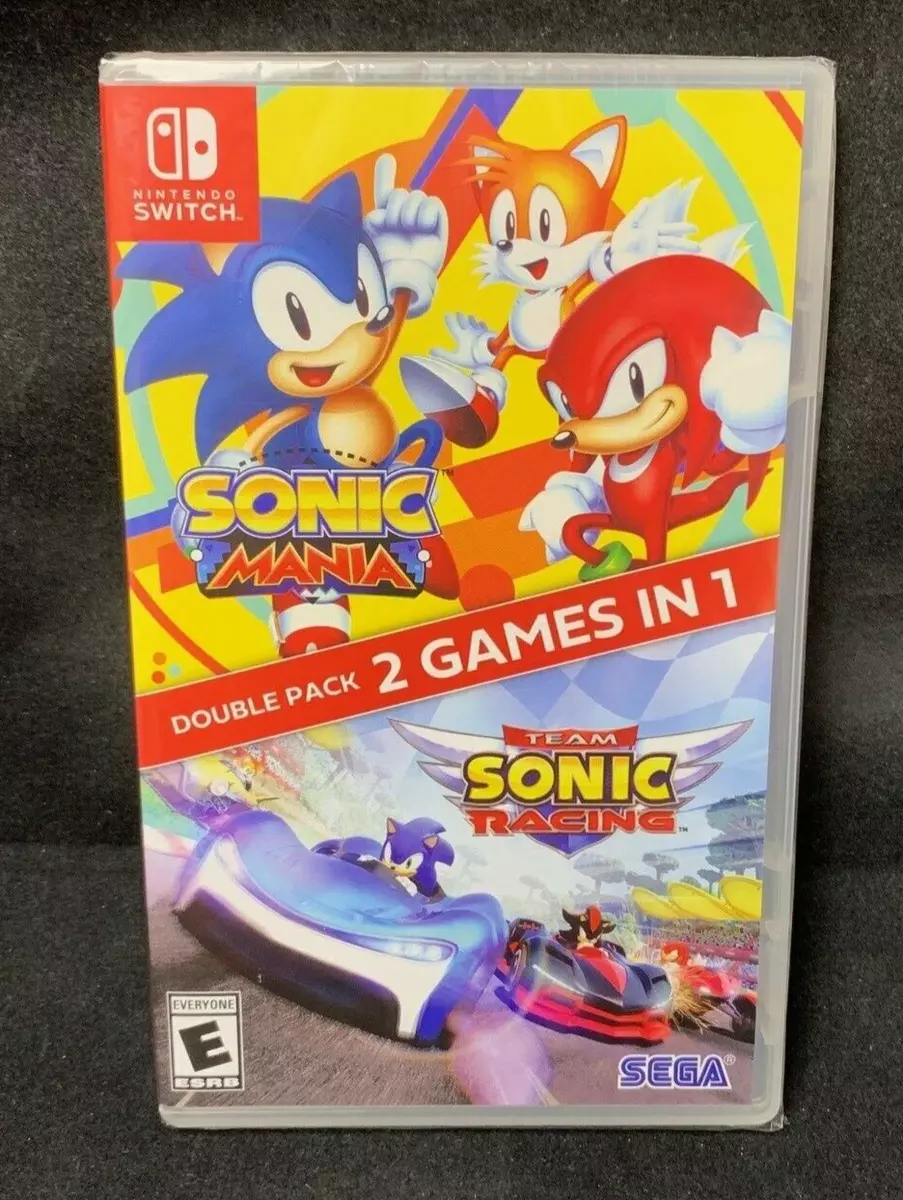 Sonic Mania + Team Sonic Racing Double Pack (2 Games in 1)(Nintendo Switch)  NEW