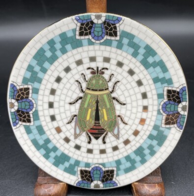 Anthropologie Bistro Garden Tile One Coaster Blue Greens BEETLE