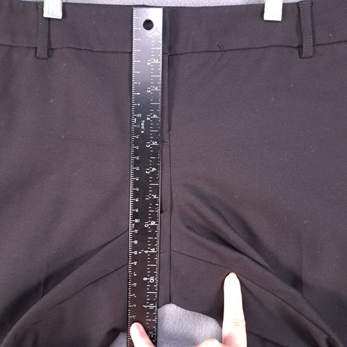 Express Dress Pants Womens 8 Black Columnist Straight Business Casual Tailored - Picture 6 of 17