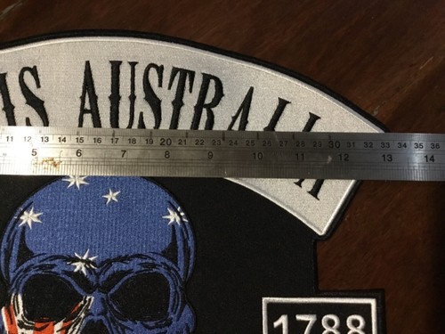 FIOFO BIKER 13 69 MC freedom RIDER sew on OR GLUE ON back patch live to ride - Picture 10 of 12