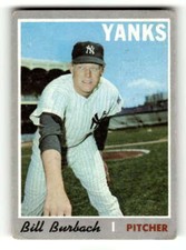 1970 Topps (EX) #167 Bill Burbach Yankees