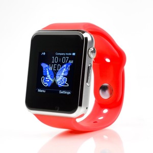 US-A1-Smart-Wrist-Watch-Bluetooth-Waterproof-GSM-Phone-For-Android-Samsung-Red