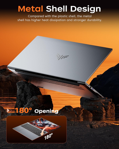 PC Portatile,Amd Ryzen 7 5700U,RAM 16 GB 512 GB Ssd,Tastiera Retroilluminata Lap - Foto 5 di 12