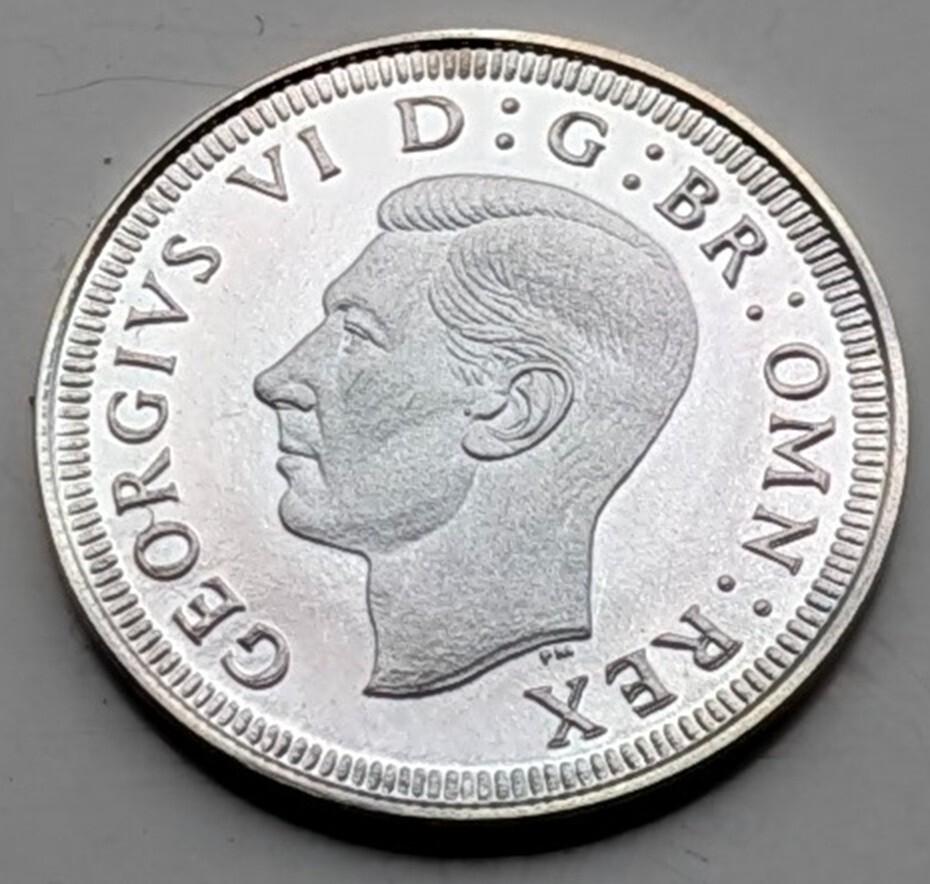 1945 SOLID SILVER 3 pence Coin Old World War II Royal Mint I London Antique King