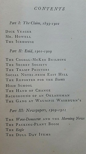 1945 Cherokee Strip ~ Oklahoma boyhood Memoir 1893-1911~ Marquis James history - Picture 4 of 6