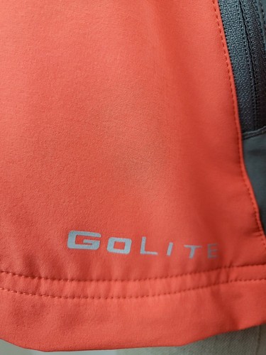 GoLite Womens Water Resistant Jacket Windbreaker Size XL Orange Full Zip Stretch - Picture 3 of 10