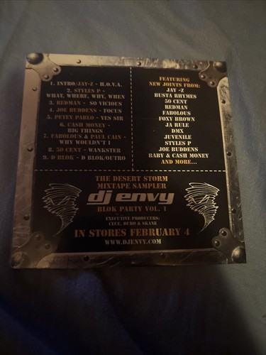 The Desert Storm Mixtape: DJ Envy - Blok Party 1 CD Various Artists Audio CD FS - Picture 2 of 2