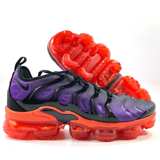 orange and purple vapormax plus