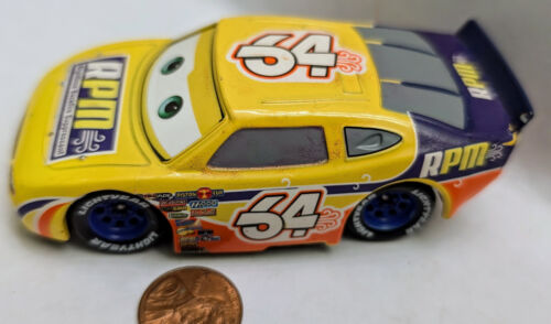 Pixar Cars.1:43 scale.Diecast.RPM #64.Winford Bradford Rutherford.Disney store