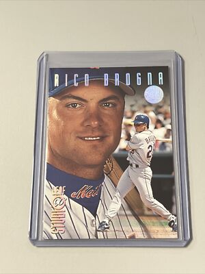 1996 Leaf Studio Rico Brogna Silver Press Proof SSP /100