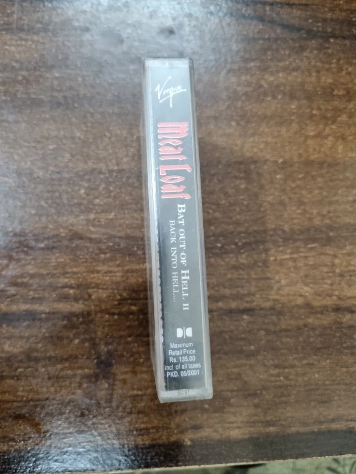 Meat Loaf - Bat Out of Hell II: Back into Hell INDIA MADE SEALED CASSETTE  - Image 2 of 3