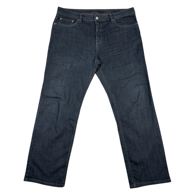 prana bridger slim fit straight leg stretch denim dark wash pants