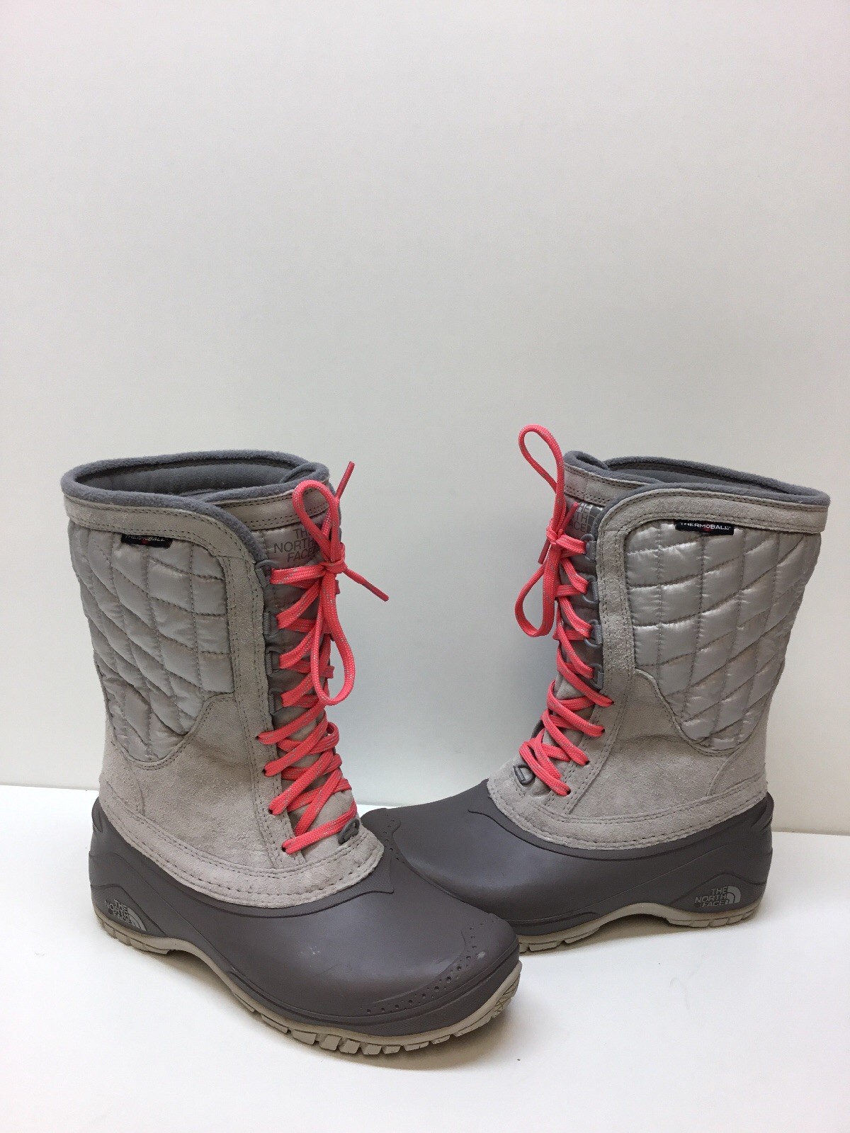 THE NORTH FACE Thermoball Gray Waterproof Lace Up Mid-Calf Stiefel Damens’s Größe 7 THE NORTH FACE Thermoball Gray Waterproof Lace Up Mid-Calf Stiefel Damens’s Größe 7