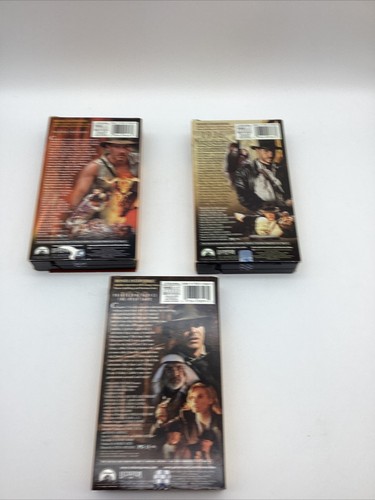 Indiana Jones The Adventures Of  Trilogy Digitally Mastered 3 VHS Box Set - Picture 7 of 8