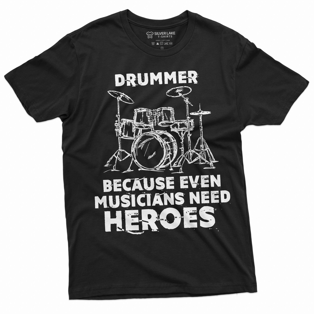 Drummer Drum Sticks Music T-Shirt Drumming Musician Tee Shir Drummer Drum Sticks Music T-Shirt Drumming Musician Tee Shir