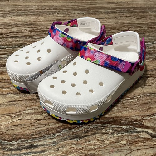 CROCS Shoes Women’s Size 10 White Classic Hiker Solarized Clog Shoe 207990-94S - Picture 2 of 16