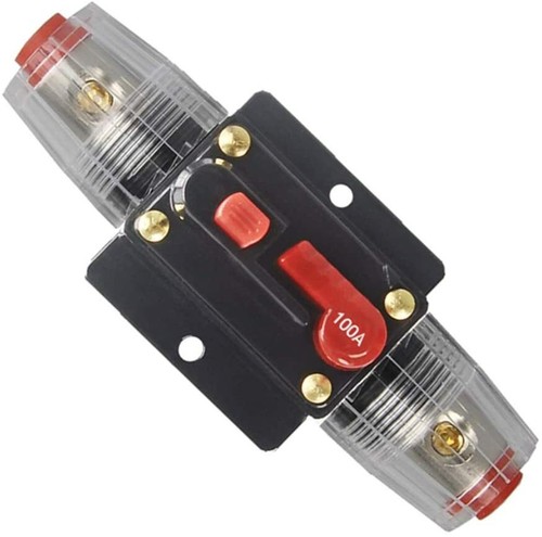 100A AMP Circuit Breaker Car Marine Stereo Audio Inline Replace Fuse DC12V-24V A - Picture 18 of 18