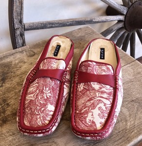 cute red flats