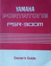 Yamaha PSR-300M Portatone Digital Keyboard Original User's Owner's Manual Book.
