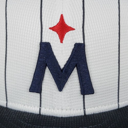 Minnesota Twins MLB Auténtica Gorra Ajustada a Rayas Sobre el Campo 7 1/8 New Era - Imagen 3 de 12