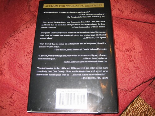 Seasons to Remember : The Way It Was in American Sports 1945-1960 Curt Gowdy SGN - Picture 3 of 11