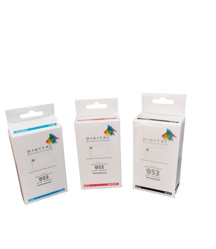 HP 953 - alternative Patrone  cyan 26 ml ,magenta 26 ml ,Black 58 ml Neu OVP - Bild 1 von 8