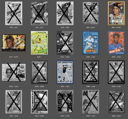Topps PROJECT 2020 You Pick Sophia Chang! | Includes P2020 Box Mays Clemente