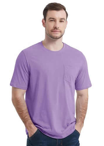 T-shirt uomo cotone manica corta estate attiva abbigliamento sportivo girocollo top - Foto 120 di 187
