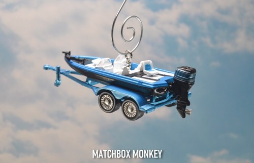 Bass Fishing Boat Custom Christmas Ornament Nitro Ranger Tracker Lund America - Picture 11 of 12