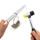 Ring sizer finger guage mandrel finger sizing measure stick standard tool met$r